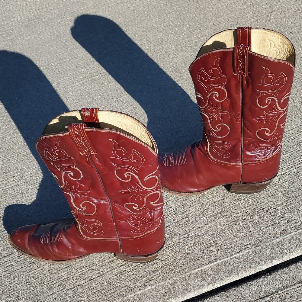 Tony Lama El Rey Cowboy Boots Size 16 EE - Picture 8 of 16